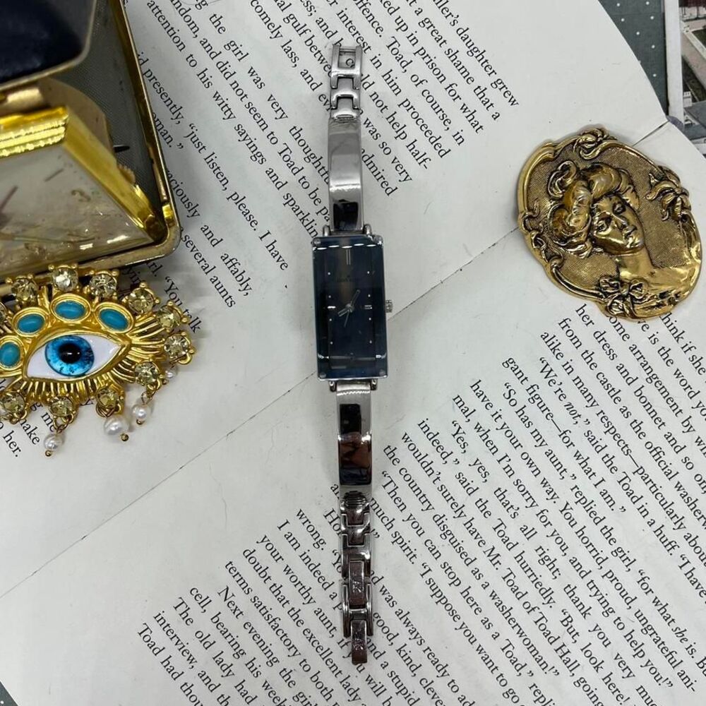 Vintage Silver Tone Anne Klein Dainty Women's Watch